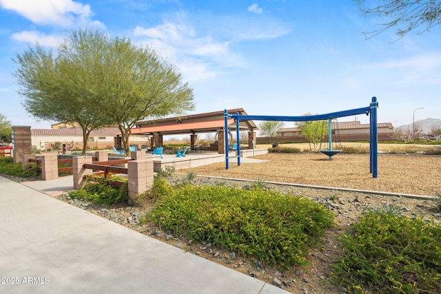 view of community playground