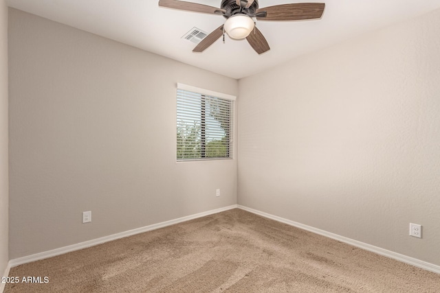 125 N Sunvalley Blvd Unit 119, Mesa, AZ 85207 - carpeted spare room with baseboards and a ceiling fan