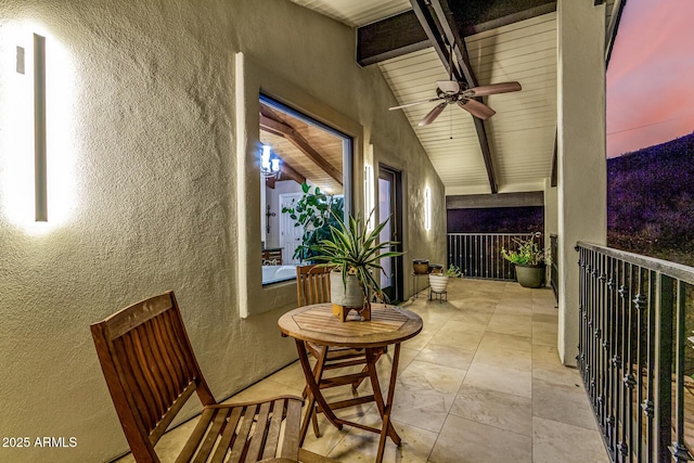 36723 N 33rd Ave, Phoenix, AZ 85086 - balcony with a ceiling fan