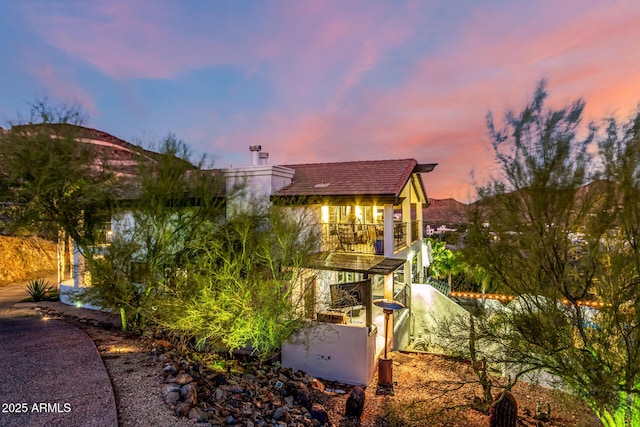 36723 N 33rd Ave, Phoenix, AZ 85086 - view of side of property with stairs