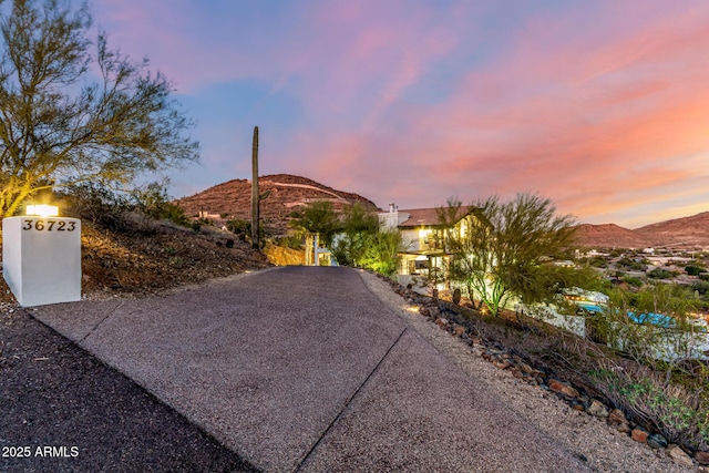 36723 N 33rd Ave, Phoenix, AZ 85086 - exterior space featuring a mountain view and aphalt driveway