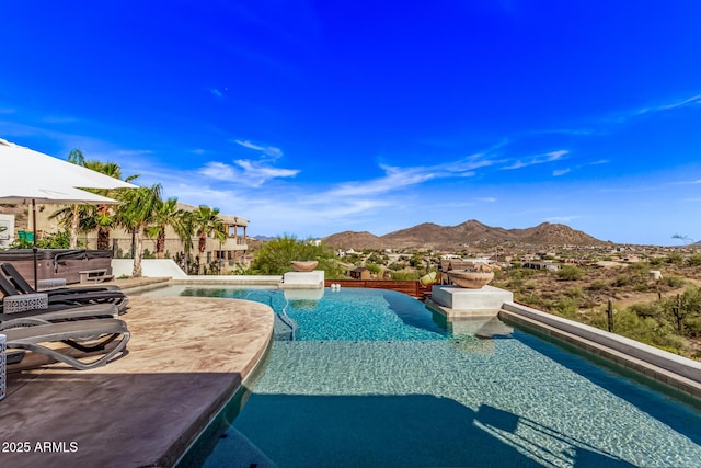 36723 N 33rd Ave, Phoenix, AZ 85086 - outdoor pool with a patio and a mountain view