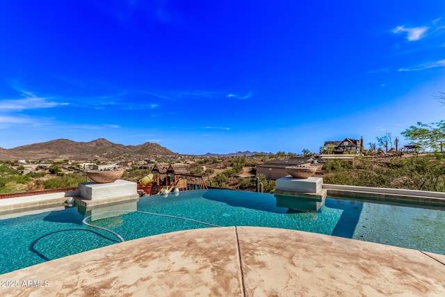 36723 N 33rd Ave, Phoenix, AZ 85086 - outdoor pool with a mountain view and a patio