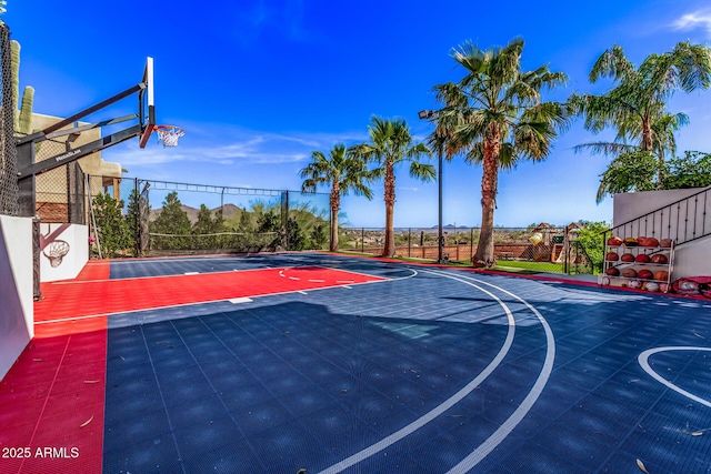 36723 N 33rd Ave, Phoenix, AZ 85086 - view of basketball court featuring community basketball court and fence