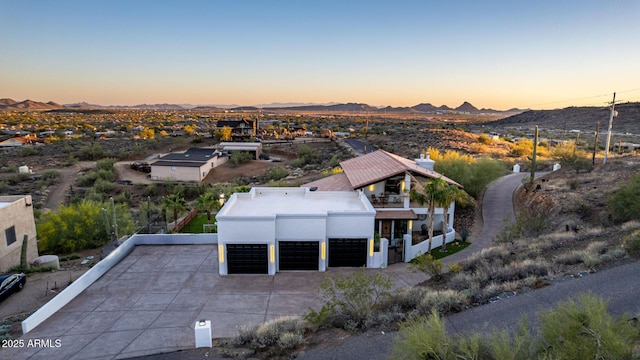 36723 N 33rd Ave, Phoenix, AZ 85086 - aerial view at dusk with a mountain view
