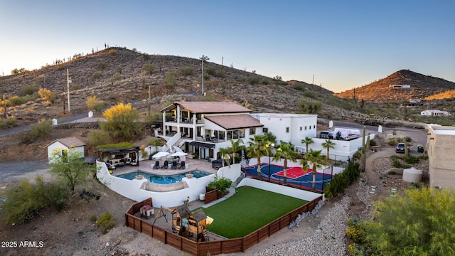 36723 N 33rd Ave, Phoenix, AZ 85086 - aerial view with a mountain view