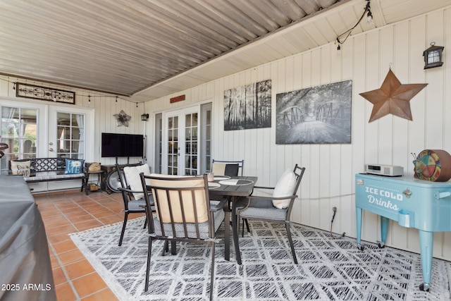 5154 N 83rd St, Scottsdale, AZ 85250 - dining room featuring french doors and tile patterned flooring