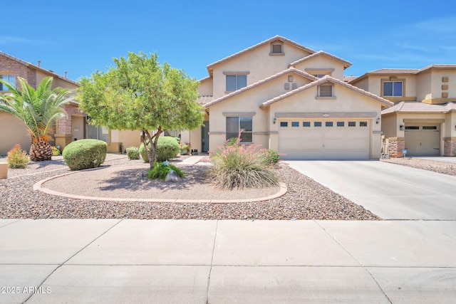 18118 N Smith Dr, Maricopa, AZ 85139 - view of front of property with stucco siding, driveway, and an attached garage