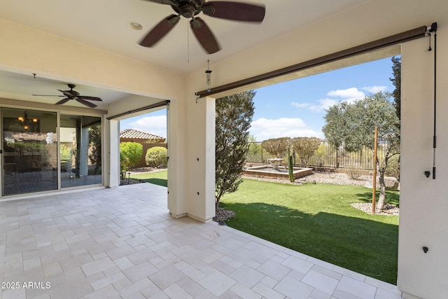 31156 N 137th Ln, Peoria, AZ 85383 - view of patio / terrace with ceiling fan