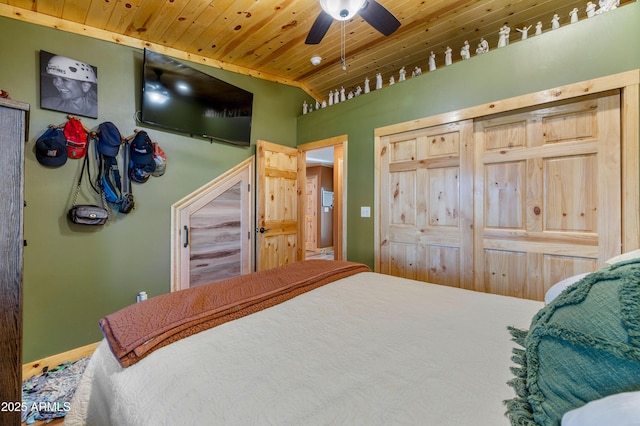 3334 Sawmill Ridge Loop, Heber, AZ 85928 - bedroom featuring wooden ceiling