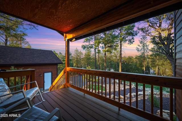 3334 Sawmill Ridge Loop, Heber, AZ 85928 - view of deck