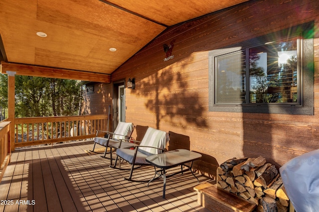 3334 Sawmill Ridge Loop, Heber, AZ 85928 - view of deck
