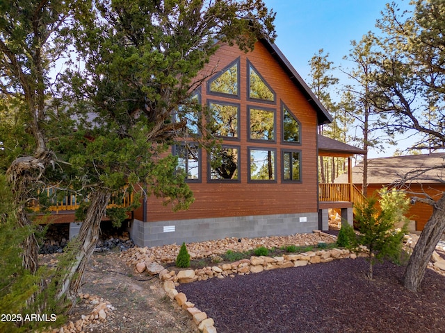 3334 Sawmill Ridge Loop, Heber, AZ 85928 - view of side of property with crawl space