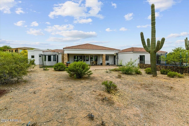 view of rear view of house