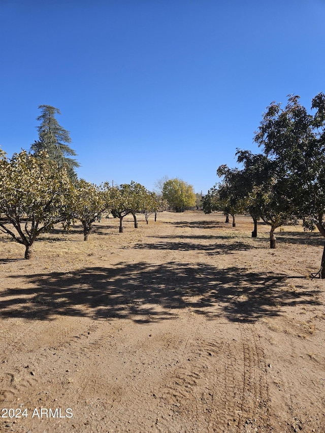 exterior space with a rural view