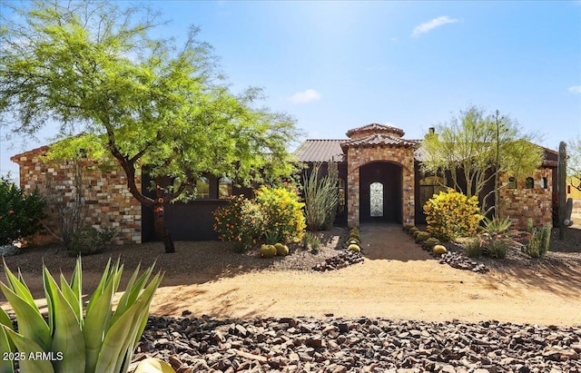 28025 N 156th Pl, Scottsdale, AZ 85262 - mediterranean / spanish-style house featuring stone siding