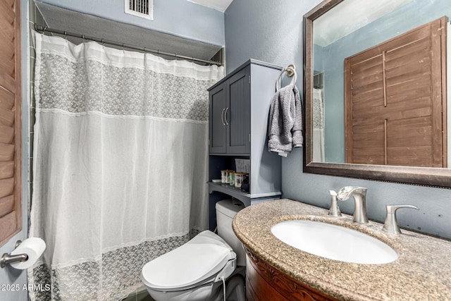 2110 W Morrow Dr, Phoenix, AZ 85027 - full bath with toilet, vanity, and curtained shower