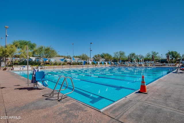 view of pool