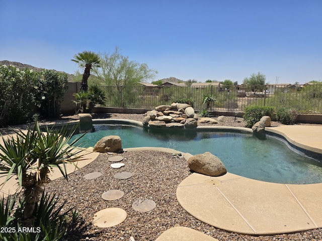 18359 W Sweet Acacia Dr, Goodyear, AZ 85338 - view of pool with a fenced backyard