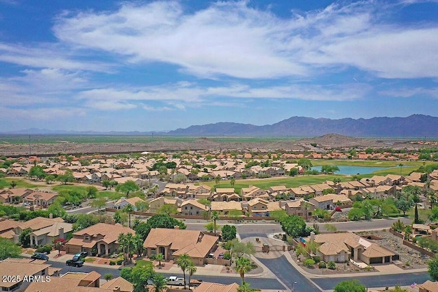 16219 S 14th Way, Phoenix, AZ 85048 - aerial perspective of suburban area featuring a water and mountain view