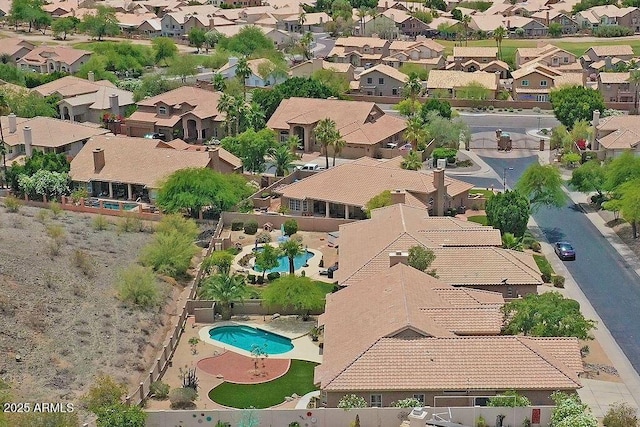 16219 S 14th Way, Phoenix, AZ 85048 - aerial view of residential area featuring a pool