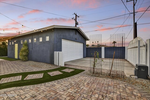 1444 E Coronado Rd, Phoenix, AZ 85006 - detached garage with decorative driveway