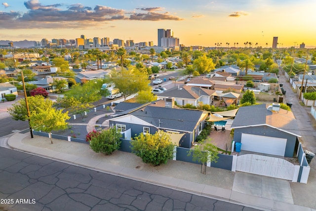 1444 E Coronado Rd, Phoenix, AZ 85006 - drone / aerial view of city skyline