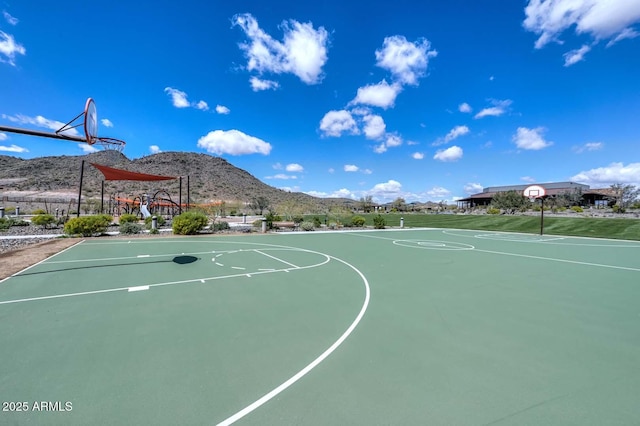 32553 N 133rd Ave, Peoria, AZ 85383 - view of sport court with community basketball court and a mountain view