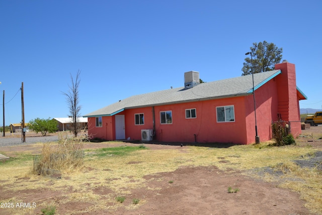 5075 W Terra Way, Mcneal, AZ 85617 - rear view of property featuring central air condition unit, ac unit, and a chimney