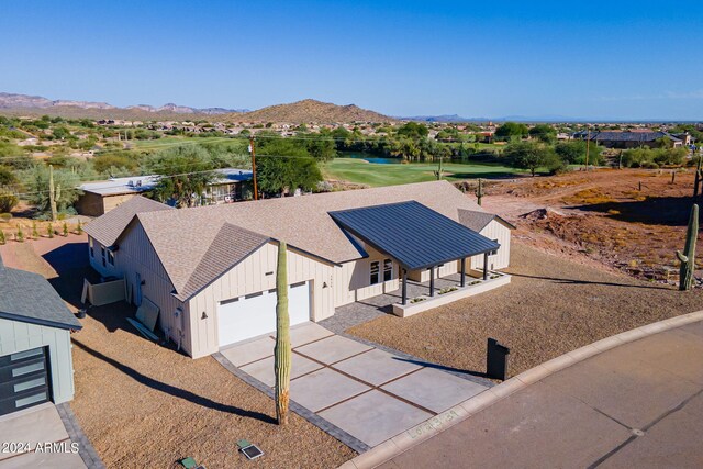 3939 S Veronica Ln, Gold Canyon, AZ 85118 - drone / aerial view featuring a mountain view