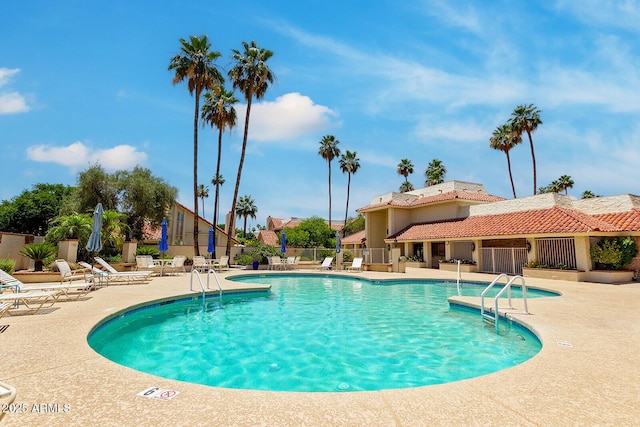 7115 E Buena Terra Way, Paradise Valley, AZ 85253 - community pool featuring a patio area