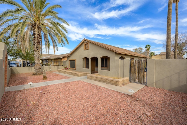 view of mediterranean / spanish house