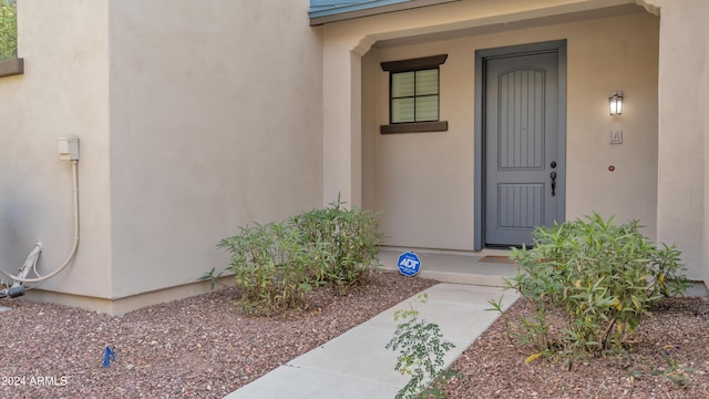 view of property entrance