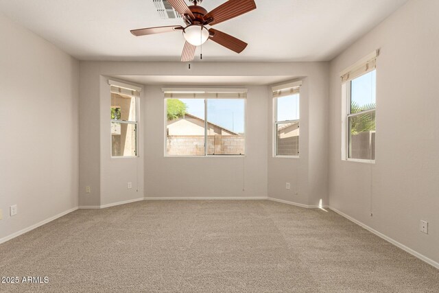 17493 N Costa Brava Ave, Maricopa, AZ 85139 - unfurnished room featuring light colored carpet and ceiling fan