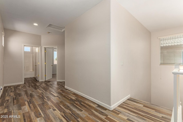 17493 N Costa Brava Ave, Maricopa, AZ 85139 - empty room with wood finished floors and recessed lighting