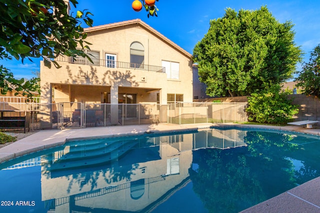 view of pool