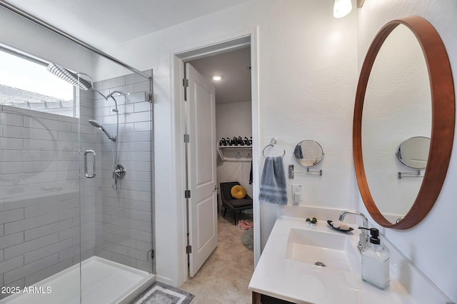 19908 W Montecito Ave, Litchfield Park, AZ 85340 - full bathroom featuring a stall shower and vanity
