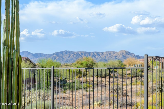 view of mountain feature