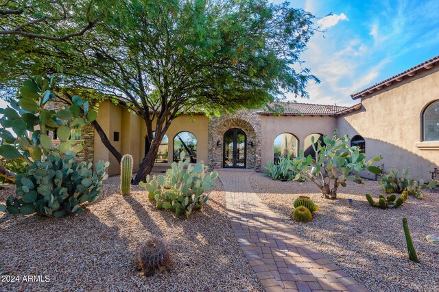 view of mediterranean / spanish house