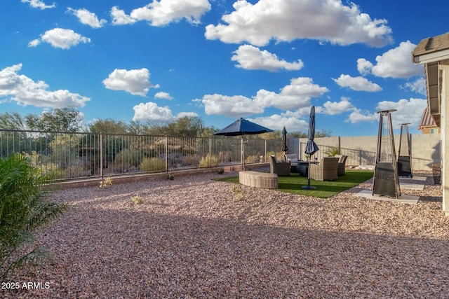 view of play area featuring an outdoor hangout area