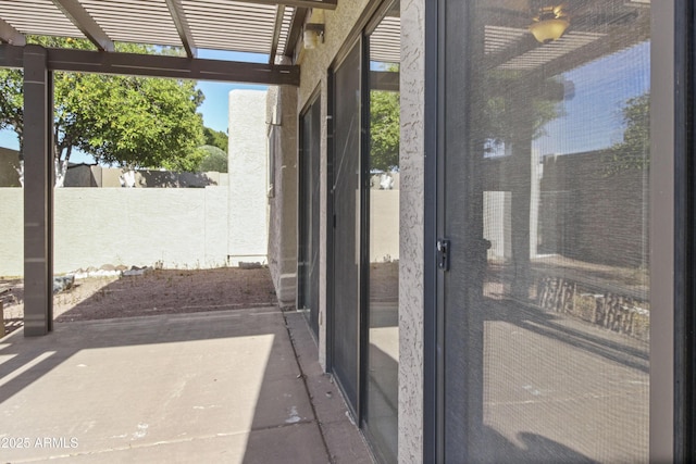 3345 E University Dr Unit 2, Mesa, AZ 85213 - view of patio with a pergola
