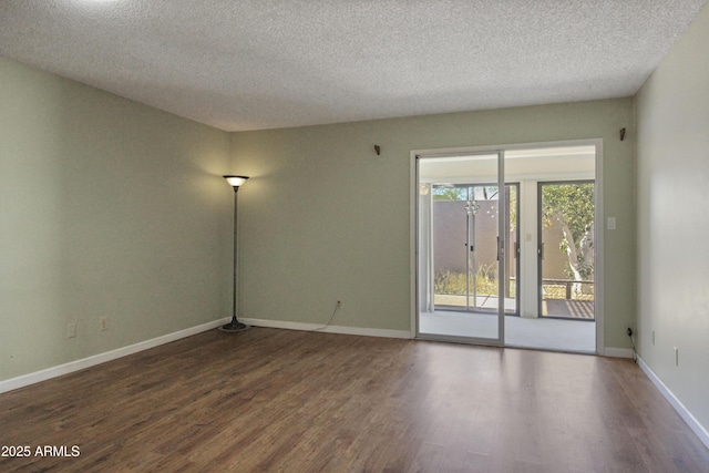 3345 E University Dr Unit 2, Mesa, AZ 85213 - empty room featuring wood finished floors and a textured ceiling