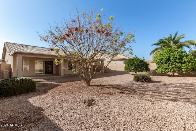 rear view of house with a patio area