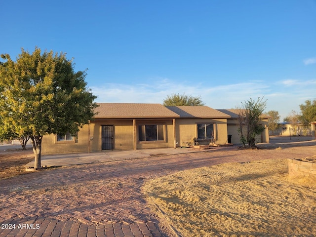 view of ranch-style home