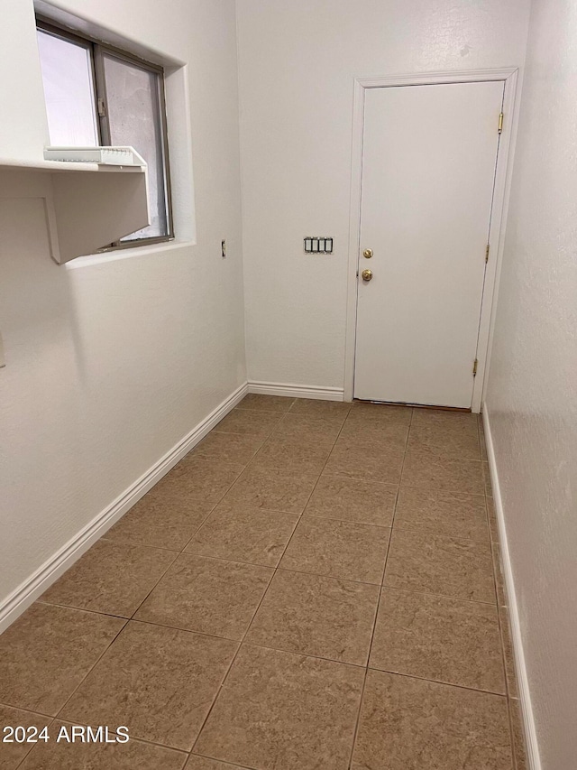 interior space featuring tile patterned floors