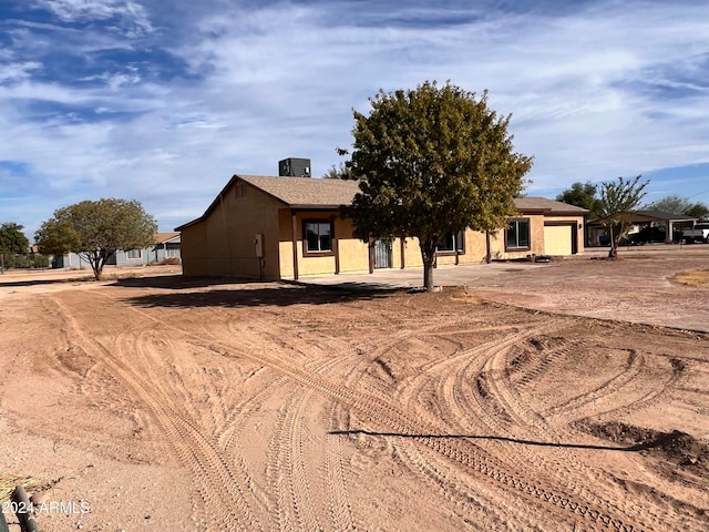 view of front of home