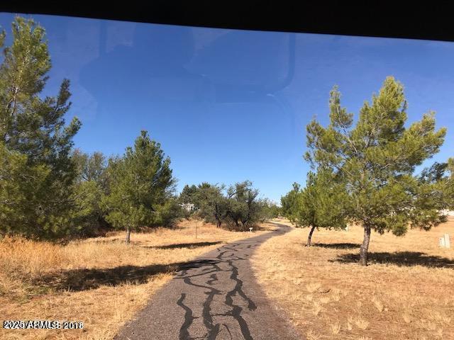 view of road featuring a rural view