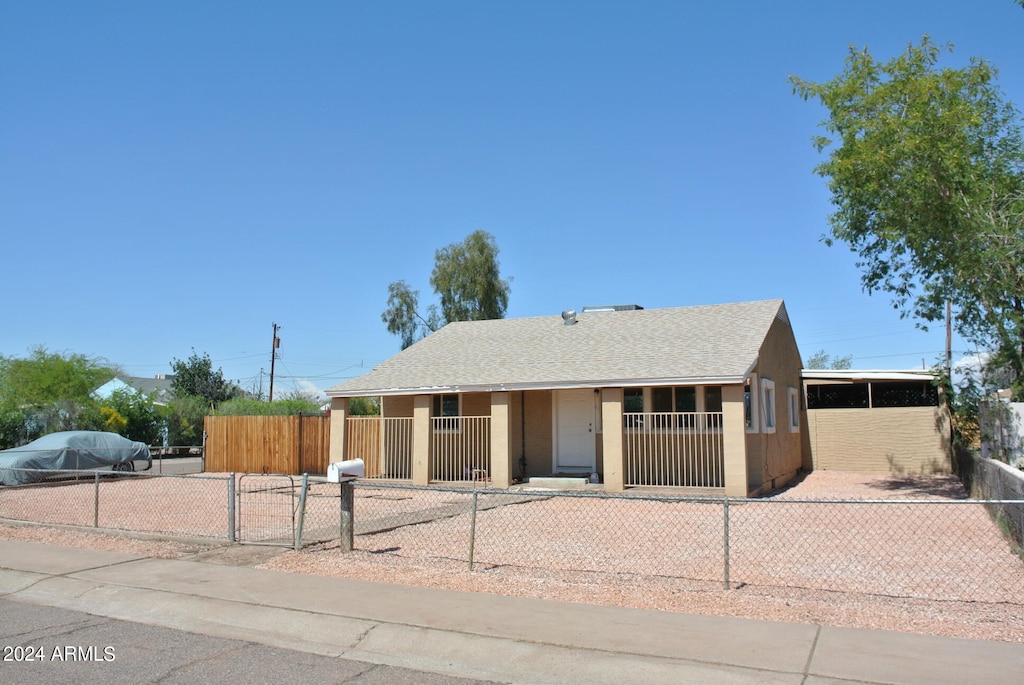 view of ranch-style house