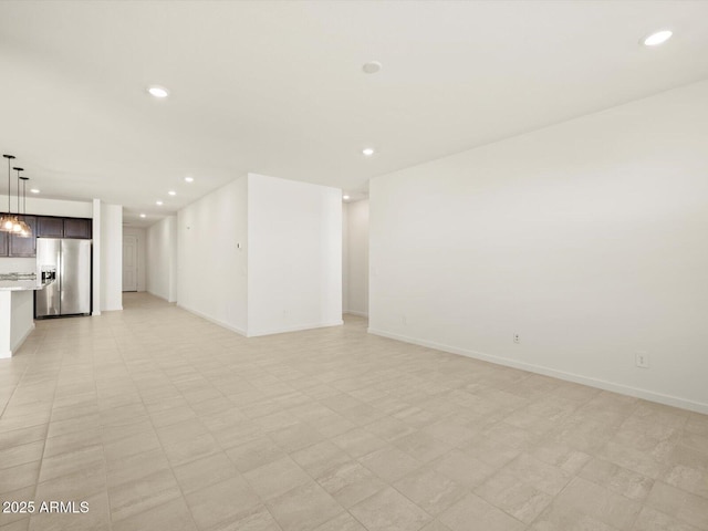 view of unfurnished living room