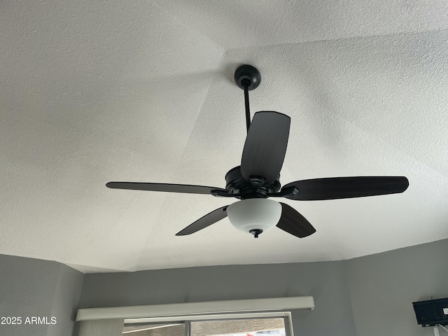 room details with ceiling fan